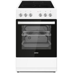 Электроплита Simfer F55VW14025 белая эмаль