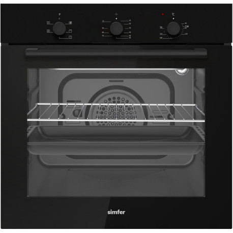 Электрический духовой шкаф Simfer B6EB16070 черный
