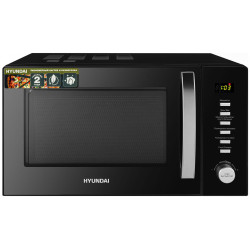 Микроволновая печь - СВЧ Hyundai HYM-D3028  черный/серебристый