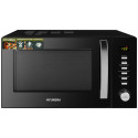 Микроволновая печь - СВЧ Hyundai HYM-D3028  черный/серебристый