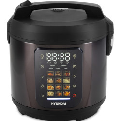 Мультиварка-скороварка Hyundai HYMC-2404  5 л.  900 Вт  серебристый/черный