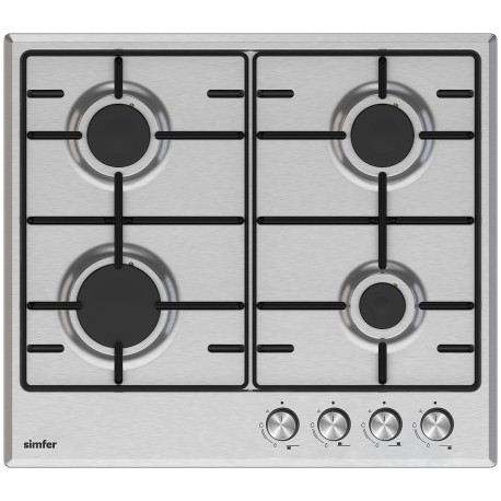 Газовая варочная панель Simfer H60V40M025  нержавеющая сталь
