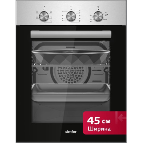 Электрический духовой шкаф Simfer B4EM16025 нержавеющая сталь