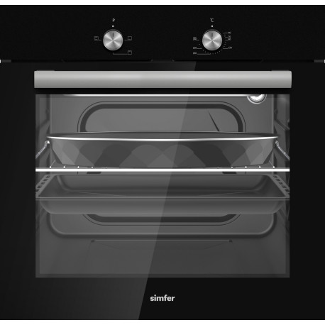 Электрический духовой шкаф Simfer B6EB04025 черный