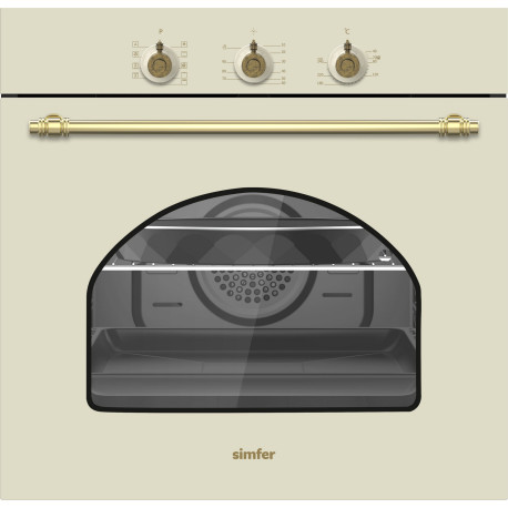 Электрический духовой шкаф Simfer B6EO19017 бежевый