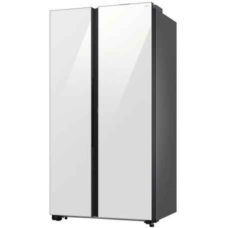 Холодильник Side-by-Side Samsung RS80F65M1WWR белое стекло
