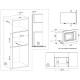 Встр. микроволновая печь KRONA LAUNE 60 WH DOTS K