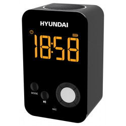 Радиобудильник Hyundai H-RCL300 черный