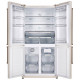 Многокамерный холодильник Kuppersberg NMFV 18591 C  кремовый/фурнитура бронза