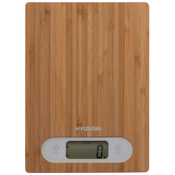 Весы кухонные электронные Hyundai HYS-KB411 макс.вес:5кг бамбук