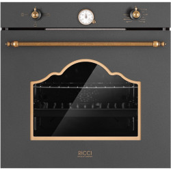 Встраиваемый электрический духовой шкаф Ricci REO-606-BL