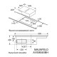 Встраиваемая электрическая варочная панель MAUNFELD AVSI804SBH