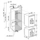 Встраиваемый двухкамерный холодильник Liebherr IXRF 5655-22 001 BioFresh NoFrost