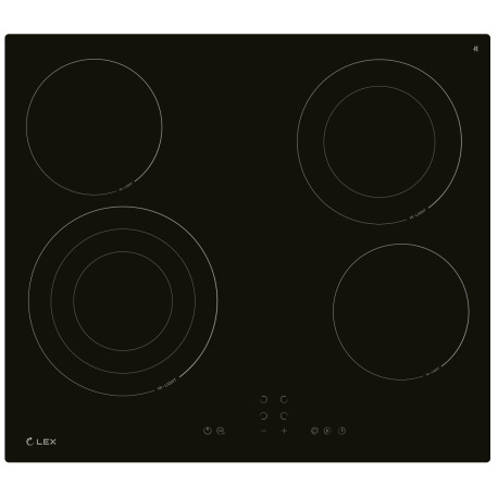 Встраиваемая электрическая варочная панель Lex EVH 642B BL