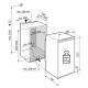 Встраиваемый однокамерный холодильник Liebherr IRBc 4120-22 001 BioFresh белый