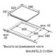 Встраиваемая электрическая варочная панель MAUNFELD CVI594SB2BKF Inverter