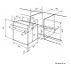 Встраиваемый электрический духовой шкаф Lex EDM 4545 ВBL