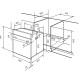 Встраиваемый электрический духовой шкаф Lex EDM 4570 BBL