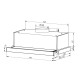 Встраиваемая вытяжка Beko BHNT613R4CW