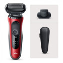 Электробритва Braun Series 6 61-R1200s Red
