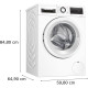Стиральная машина с сушкой Bosch WNA134L0SN