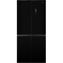 Многокамерный холодильник Hyundai CM45083F черное стекло