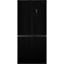 Многокамерный холодильник Hyundai CM45083F черное стекло